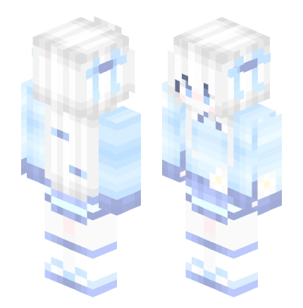 淡蓝毛衣呀 —— Minecraft Alex皮肤预览图