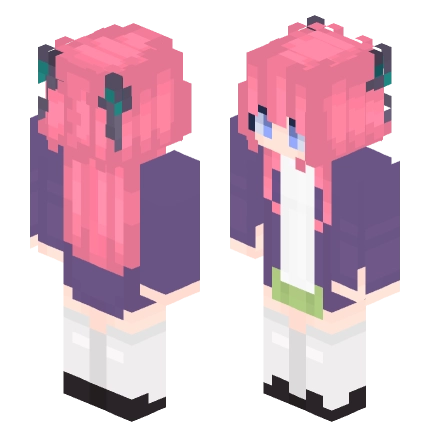 二乃 —— Minecraft Alex皮肤预览图