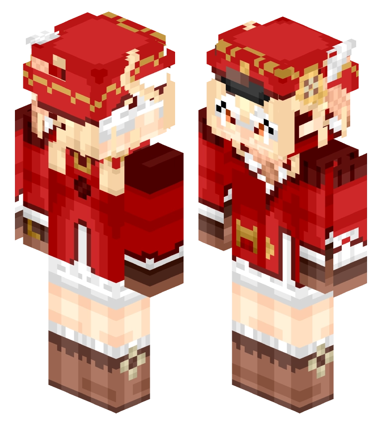 高清原神-可莉(sun3sun) —— Minecraft Alex皮肤预览图