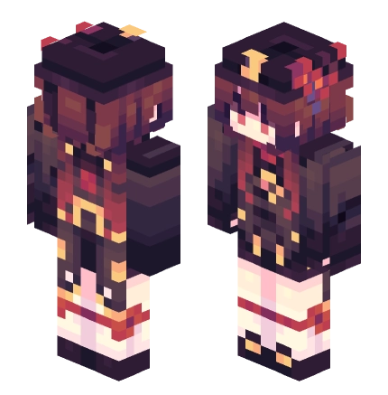 胡桃 —— Minecraft Alex皮肤预览图