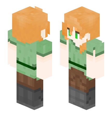 愉悦的hehe11 盒子哥 —— Minecraft Alex皮肤预览图