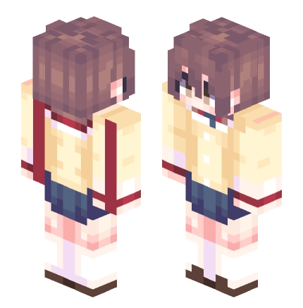 古河渚 —— Minecraft Steve皮肤预览图