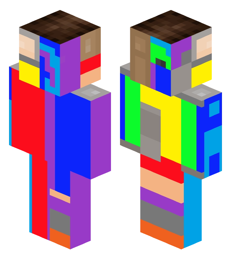 青椒专属 —— Minecraft Steve皮肤预览图