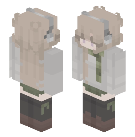 围巾女孩 —— Minecraft Alex皮肤预览图