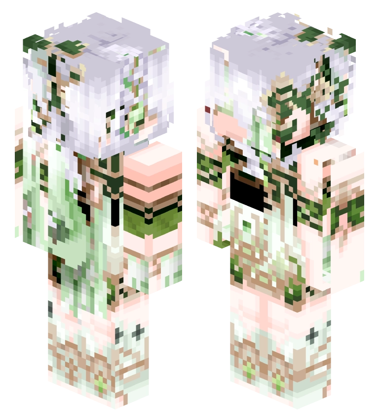 纳西妲 —— Minecraft Alex皮肤预览图