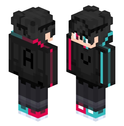 Aminnamer -- tiktok —— Minecraft Steve皮肤预览图