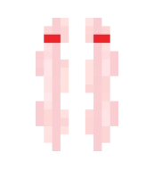 [ZaiLin]C13&L7-粉双马尾+炫彩粉翼 —— Minecraft 披风皮肤预览图