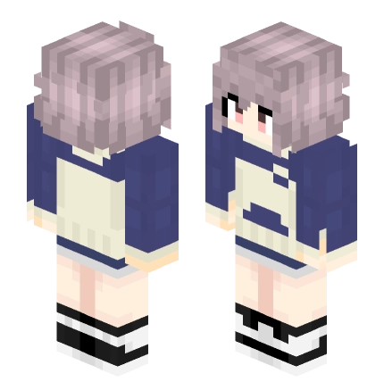 高松灯私服 —— Minecraft Alex皮肤预览图