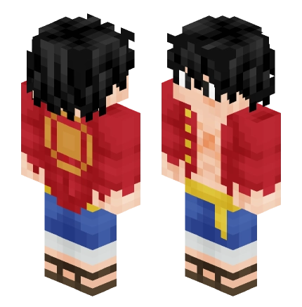 luffy —— Minecraft Steve皮肤预览图