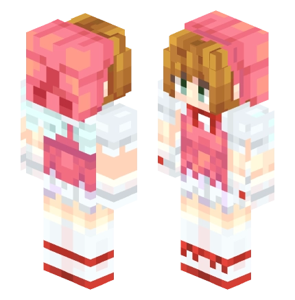 小樱魔法服 —— Minecraft Alex皮肤预览图