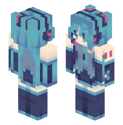 初音未来 —— Minecraft Alex皮肤预览图
