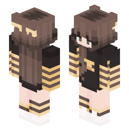 蜜蜂系少女 —— Minecraft Alex皮肤预览图