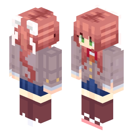 Monika —— Minecraft Alex皮肤预览图