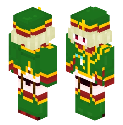 阿良河基维 —— Minecraft Alex皮肤预览图