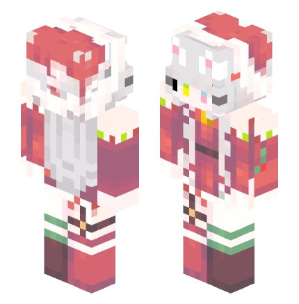 圣诞双层 —— Minecraft Alex皮肤预览图
