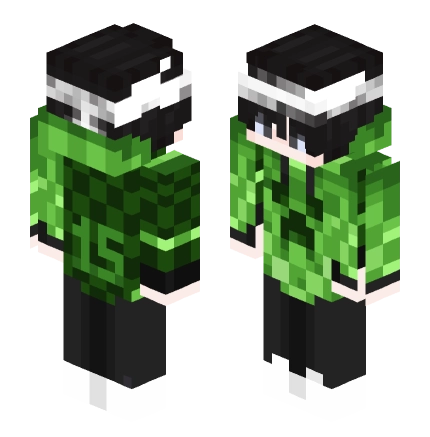 15周年纪念皮肤(ETF可眨眼,使用Fresh Moves材质包眼睛可动) 2 —— Minecraft Alex皮肤