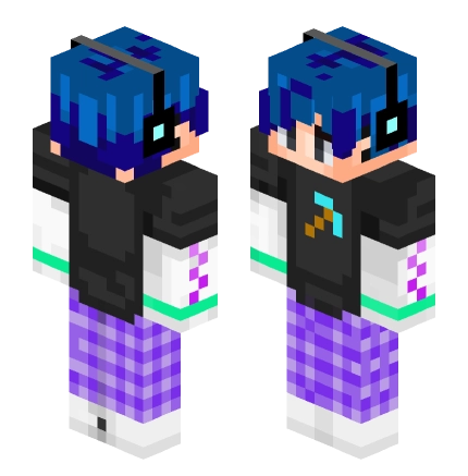 JackOu —— Minecraft Steve皮肤