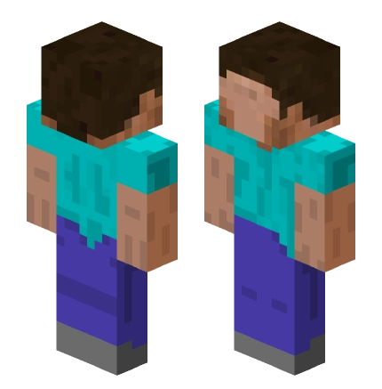 No face —— Minecraft Steve皮肤预览图