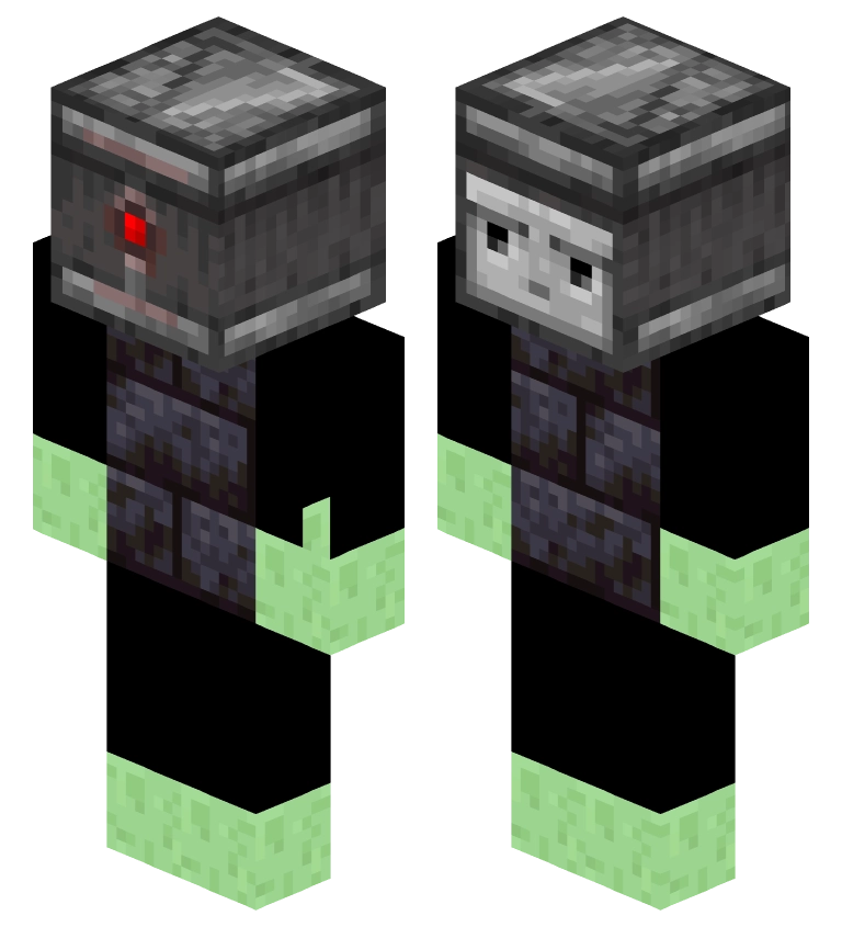 侦测器observer2.0 —— Minecraft Steve皮肤