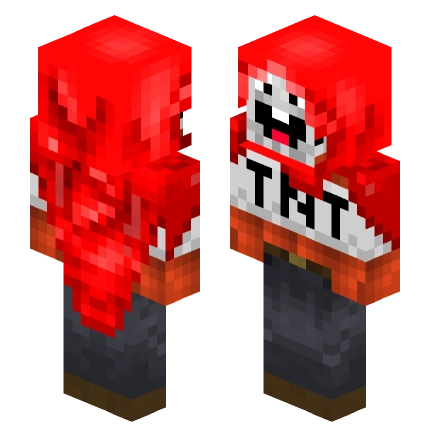 Exploding TNT —— Minecraft Steve皮肤预览图