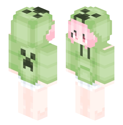 苦力怕娘 —— Minecraft Steve皮肤