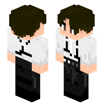万津莫 特工装 —— Minecraft Steve皮肤