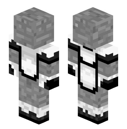 女仆石头2.0 —— Minecraft Steve皮肤预览图