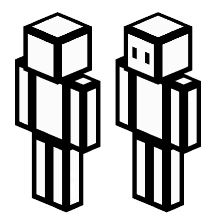 人 —— Minecraft Steve皮肤