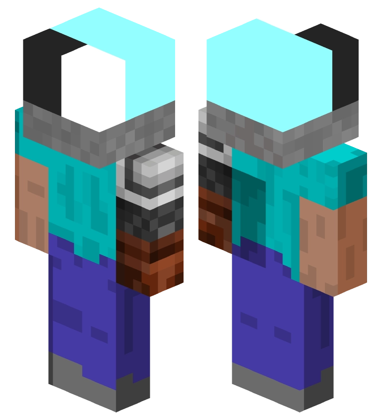 herobrine2 —— Minecraft Steve皮肤预览图