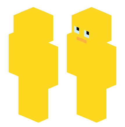 小黄鸭吖 —— Minecraft Steve皮肤预览图