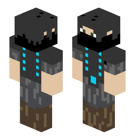暗夜猎手 —— Minecraft Steve皮肤预览图