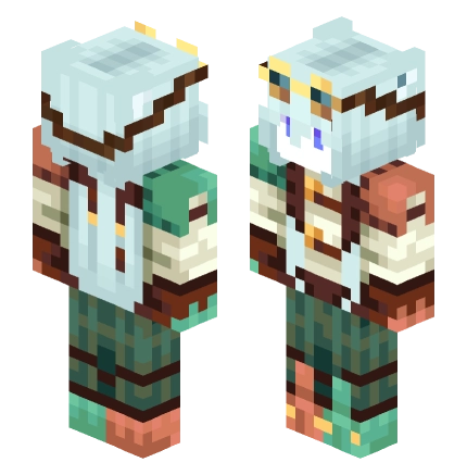 女铜焊工 —— Minecraft Steve皮肤预览图