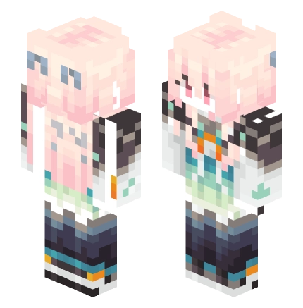 流萤 —— Minecraft Steve皮肤预览图