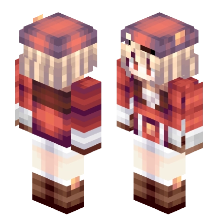 可莉 —— Minecraft Alex皮肤预览图