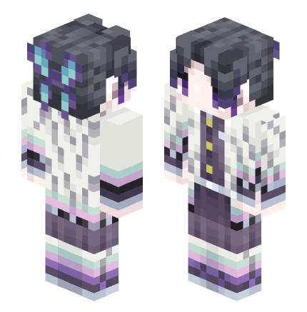 虫柱-蝴蝶忍 —— Minecraft Alex皮肤预览图