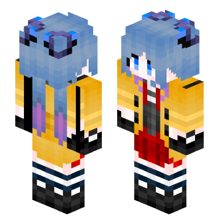孙尚香-时之恋人 —— Minecraft Steve皮肤预览图