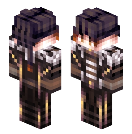 钟离 —— Minecraft Steve皮肤预览图