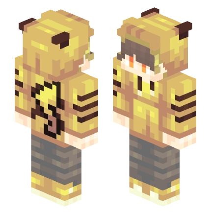 皮卡丘男孩 —— Minecraft Steve皮肤预览图