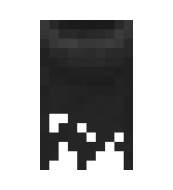 破披风（含鞘翅皮肤） (黑) —— Minecraft 披风皮肤预览图
