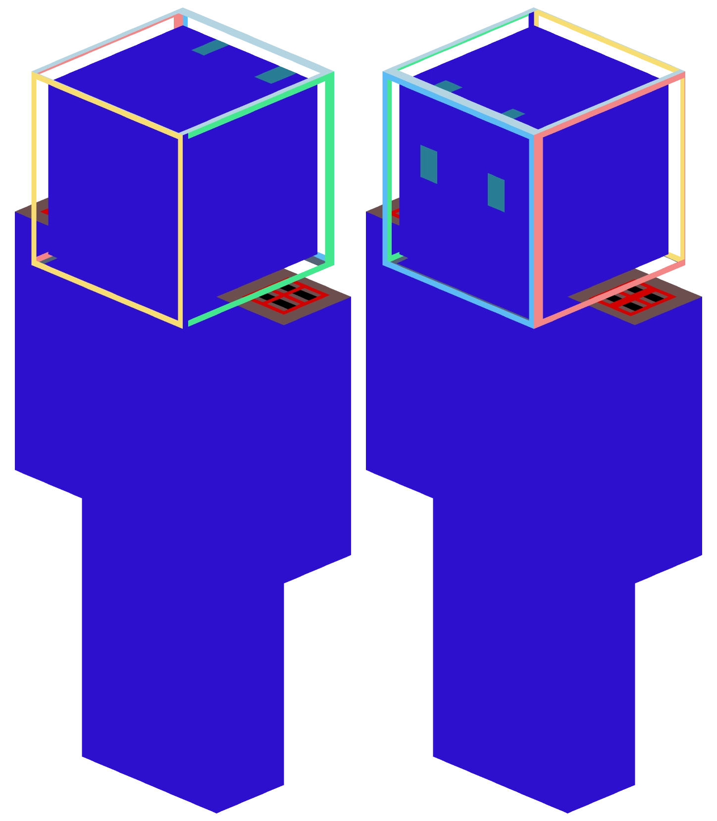 steve —— Minecraft Steve皮肤预览图