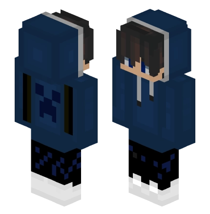 模板1 —— Minecraft Steve皮肤预览图