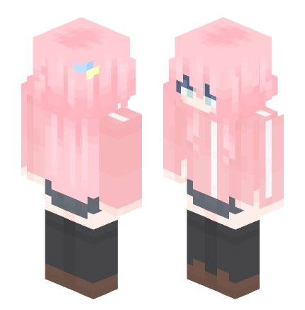 波奇酱 —— Minecraft Alex皮肤预览图