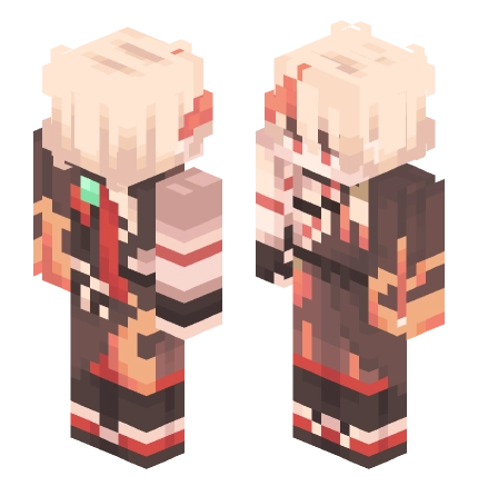万叶 —— Minecraft Alex皮肤预览图