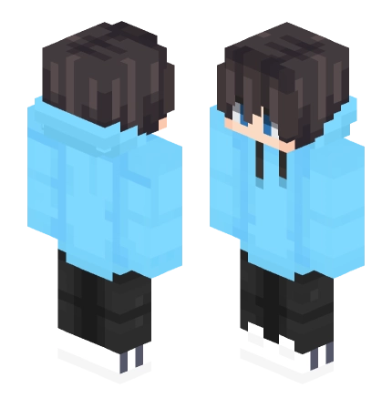 蓝衣少年 (2) —— Minecraft Steve皮肤预览图