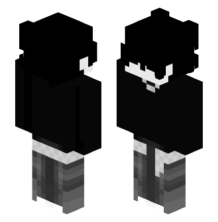 一个一个帅哥 —— Minecraft Steve皮肤预览图
