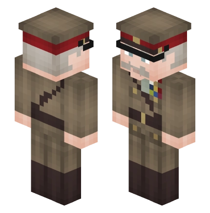 基奇纳勋爵 —— Minecraft Steve皮肤预览图