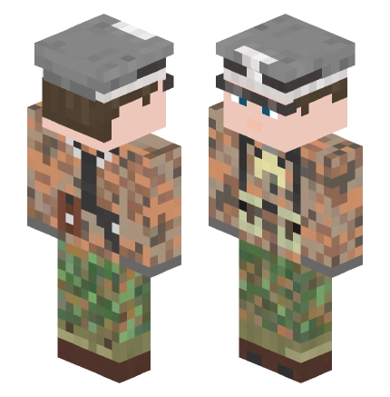 12th-SS-Panzer-Division-Hitlerjugen-Rainer-on-plan —— Minecraft Steve皮肤预览图